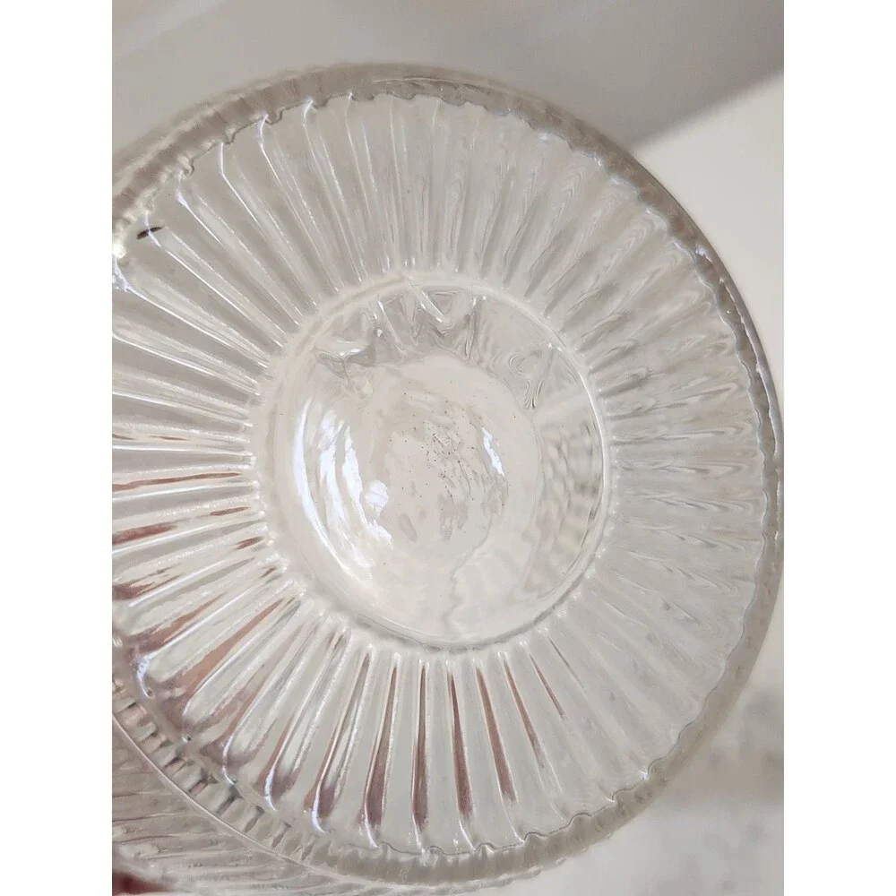 MMA Glass Decanter Metropolitan Museum Art Boston Diamond Sunburst Acorn Topper